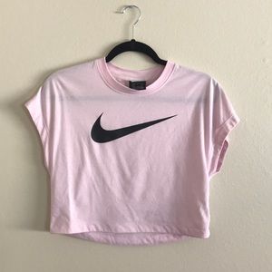 Pink NIKE Crop Top